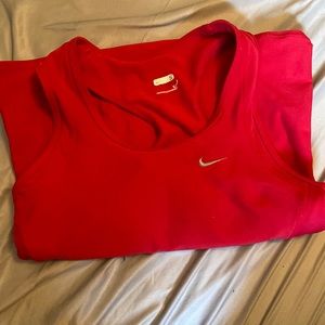 Red Nike tank top!